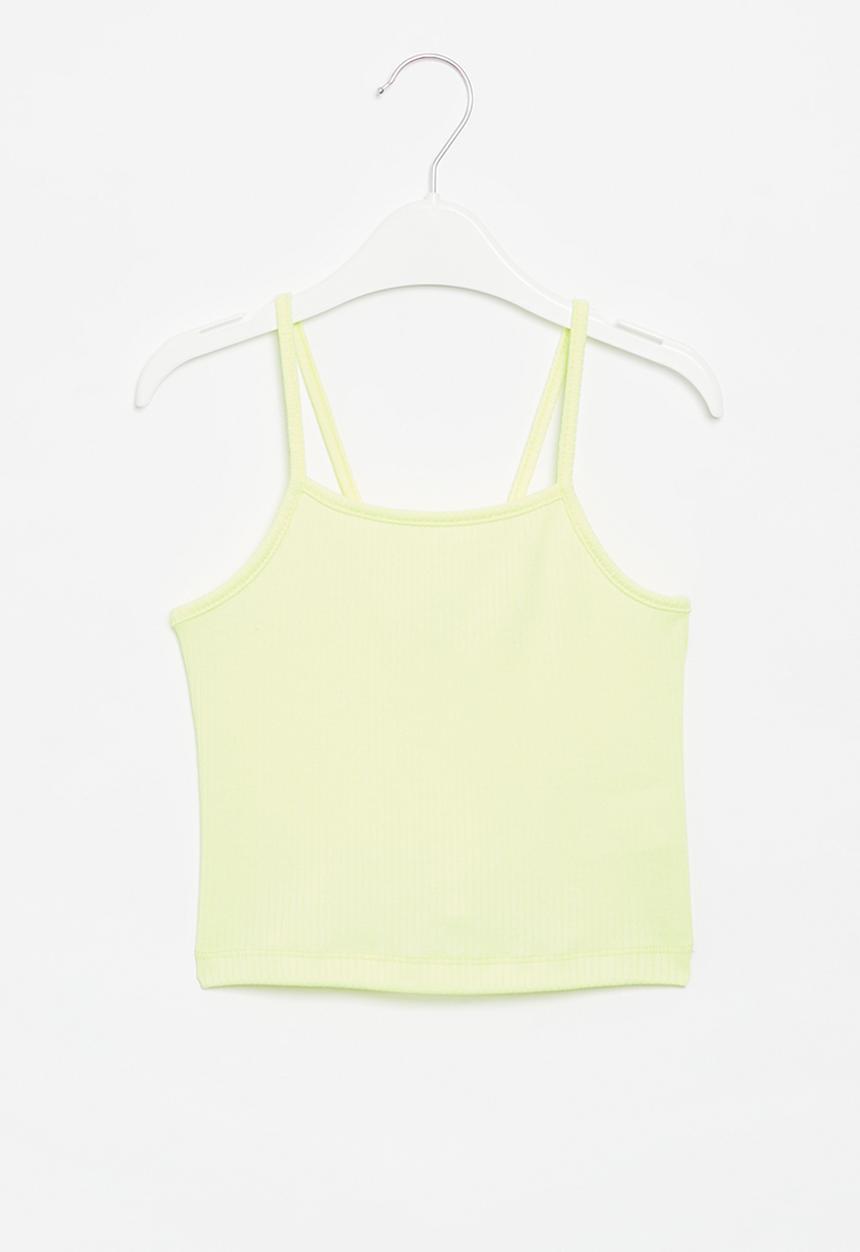 Superbalist - Strappy rib vest - yellow