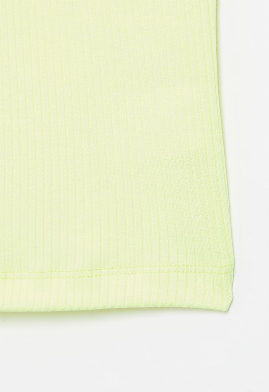 Superbalist - Strappy rib vest - yellow