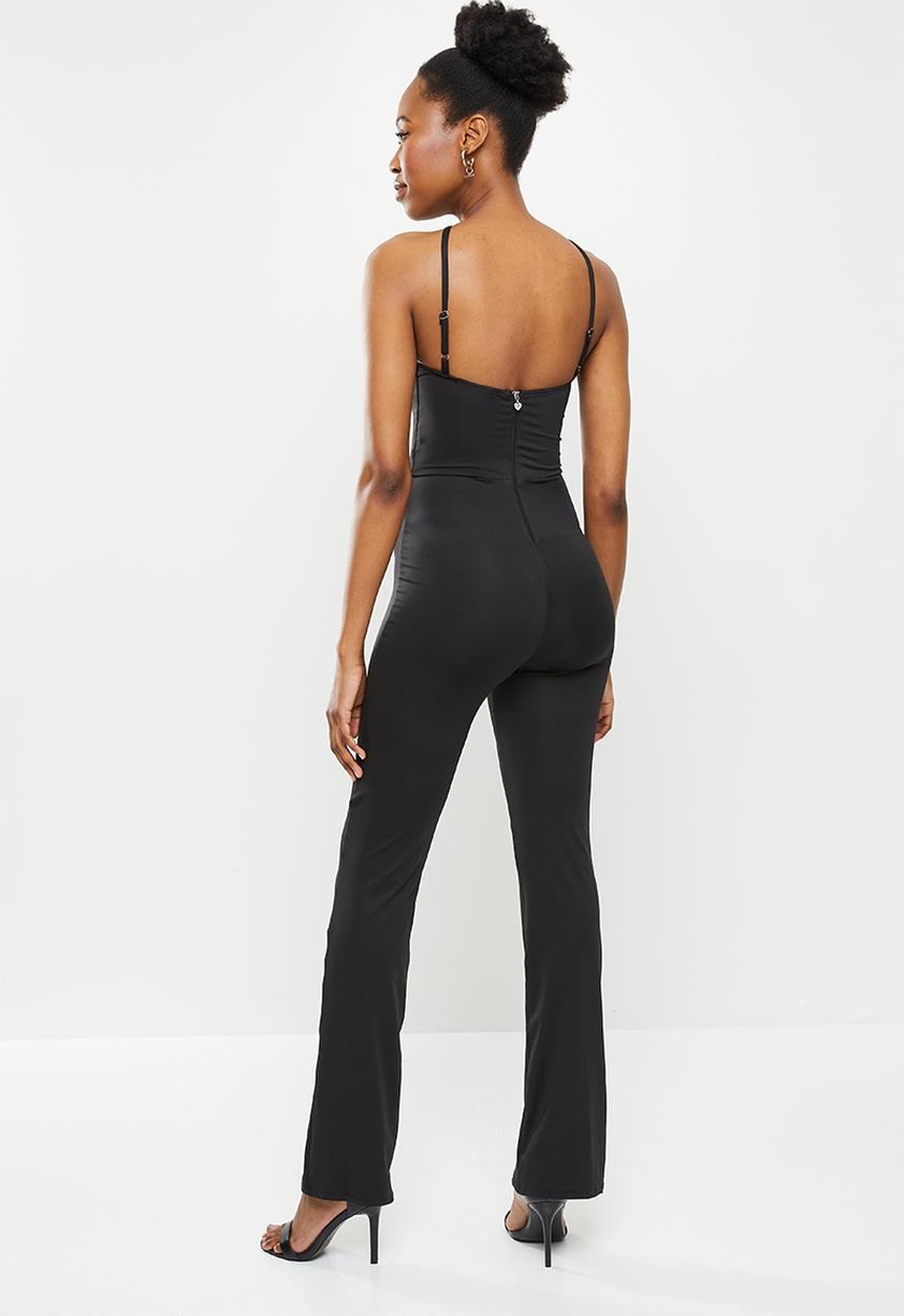 SISSY BOY - Dear me: jumpsuit with halter neck - black