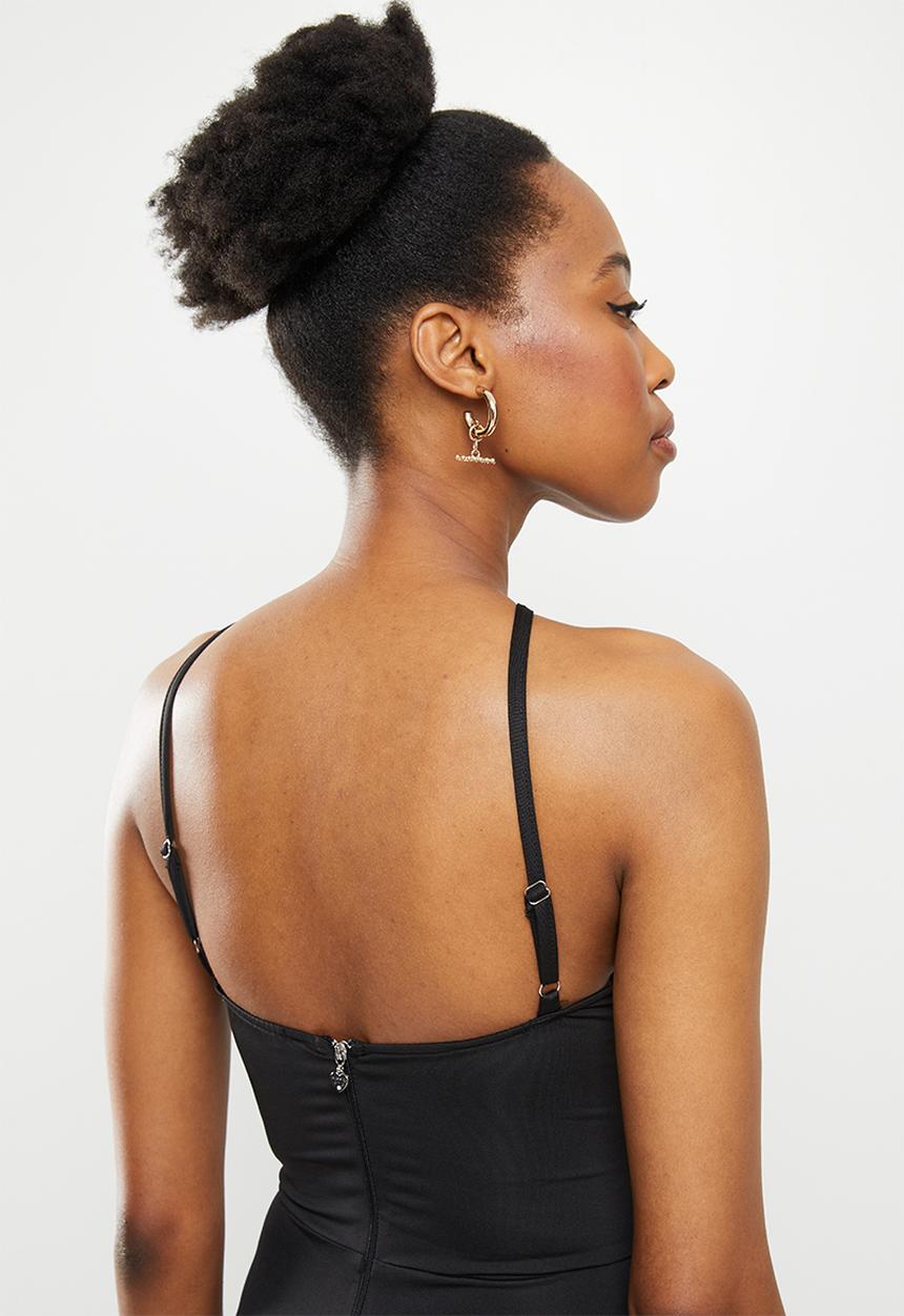 SISSY BOY - Dear me: jumpsuit with halter neck - black