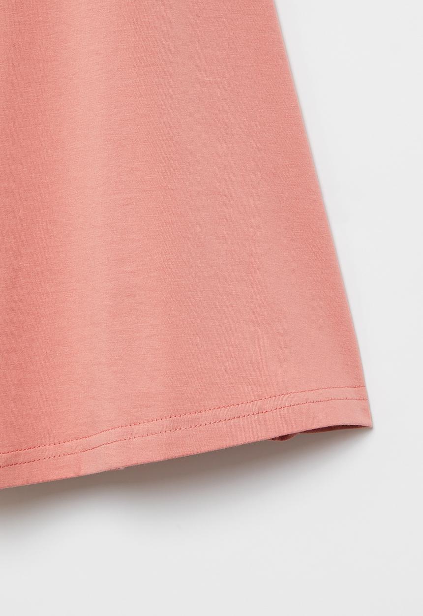 POLO - Girls printed short sleeve dress - pink