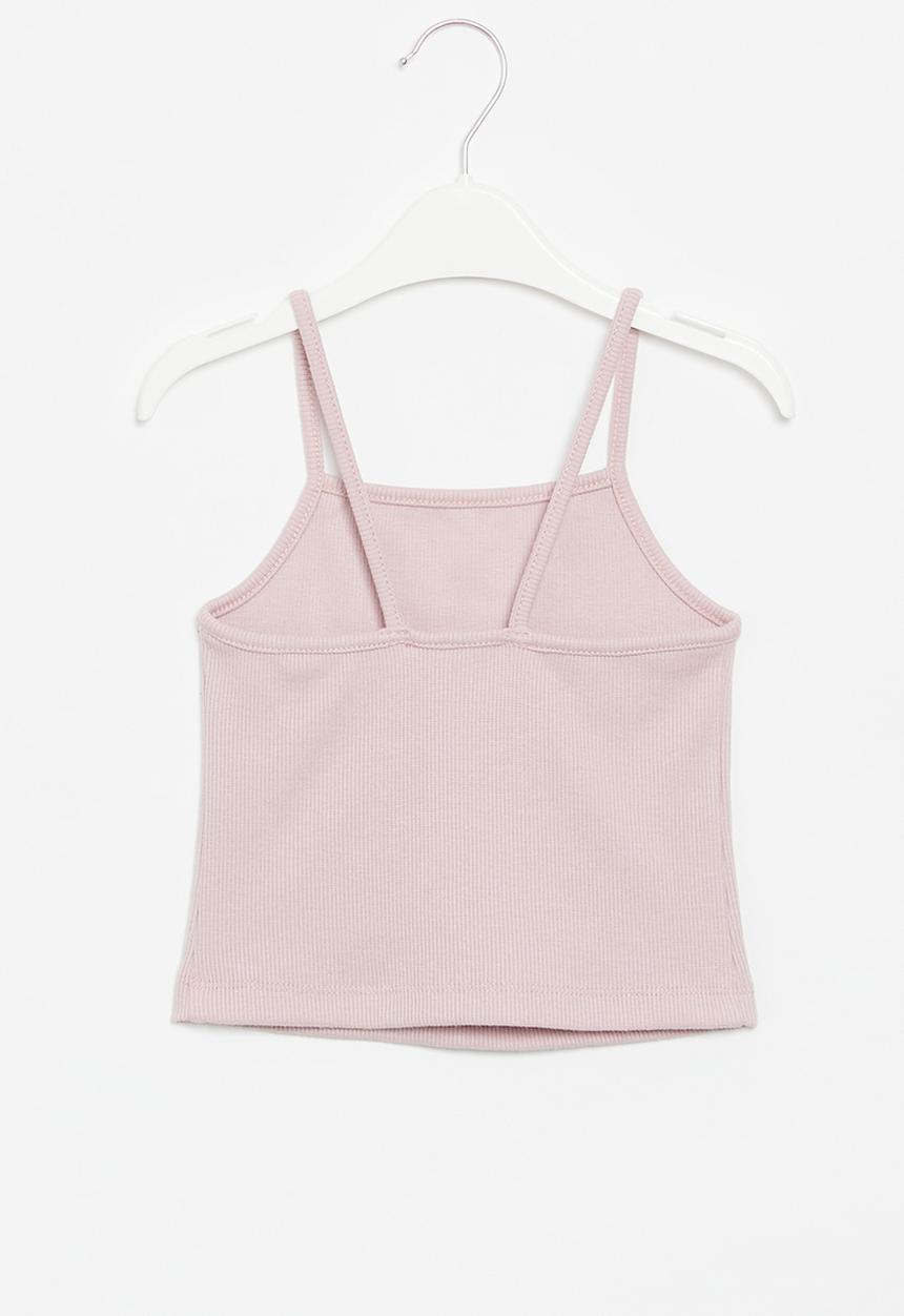 Superbalist - Strappy rib vest - violet ice