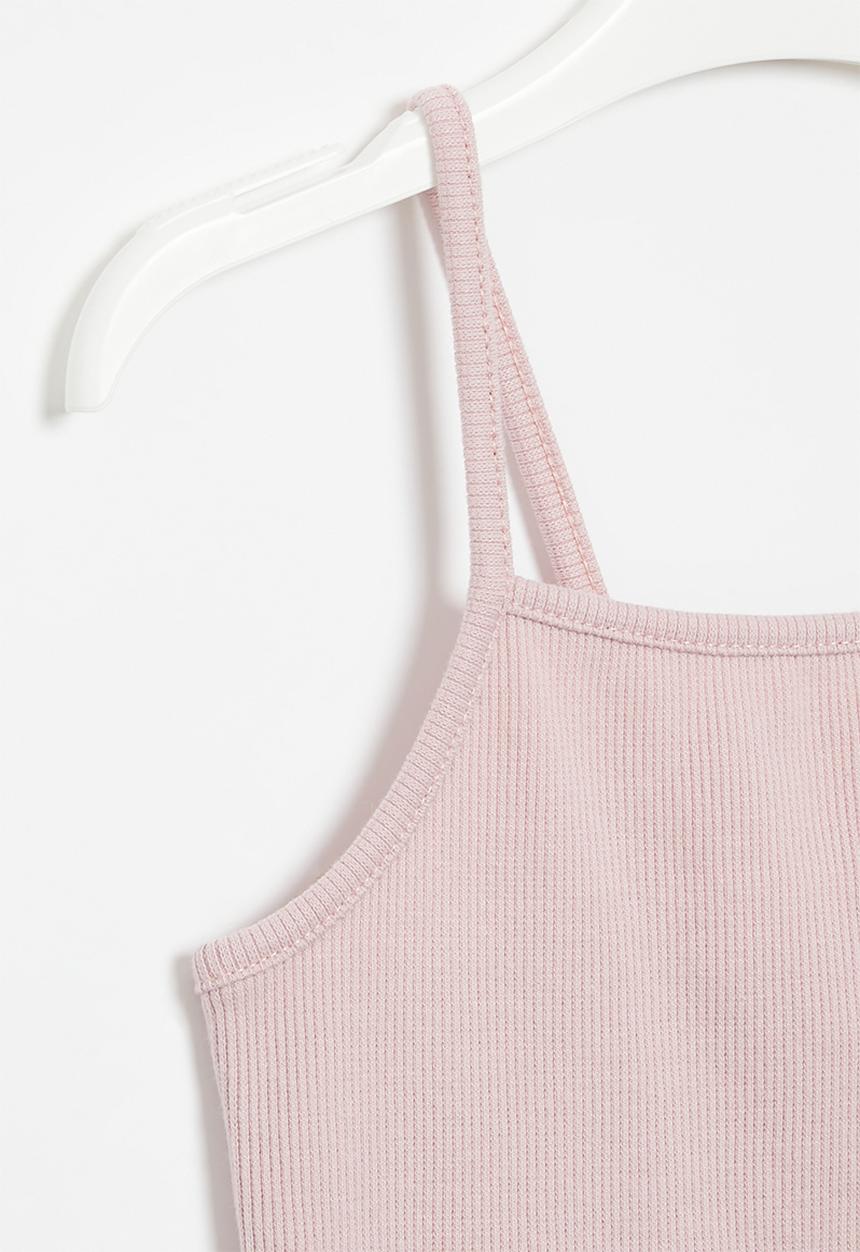 Superbalist - Strappy rib vest - violet ice