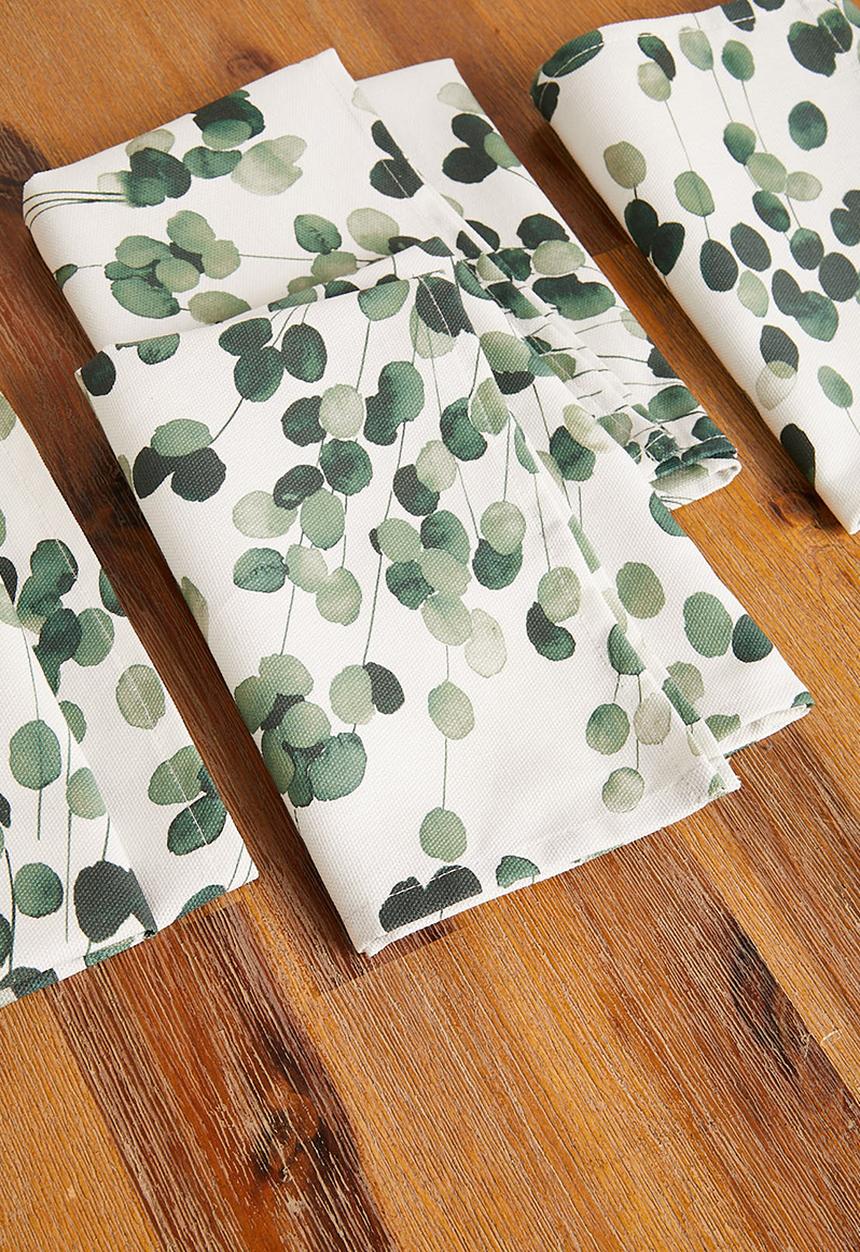 Hertex Haus - Pennygum napkin set of 4 - green