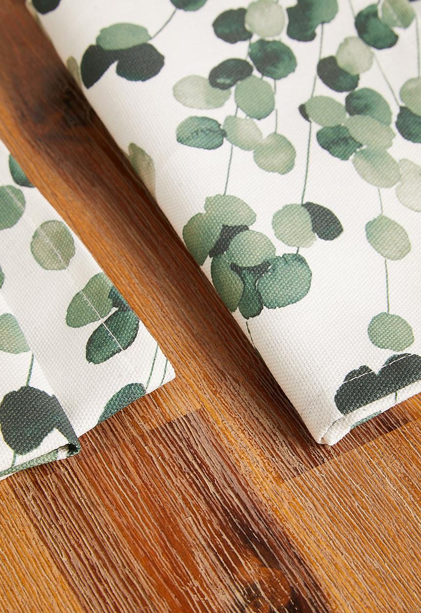 Hertex Haus - Pennygum napkin set of 4 - green