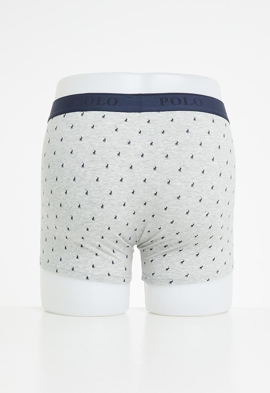 POLO - Men multi print knit boxer 3 pack - multi 