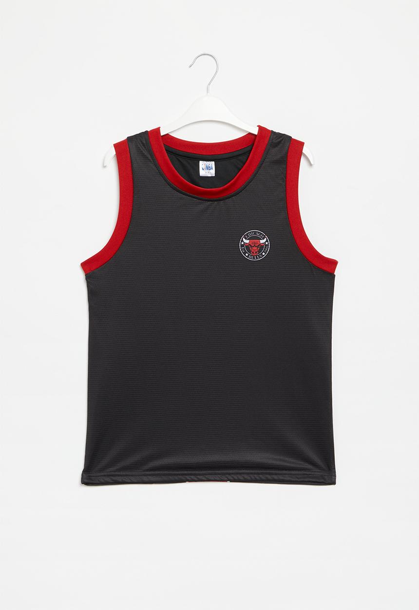 NBA - Chicago bulls fashion mesh-rockstar vest - black