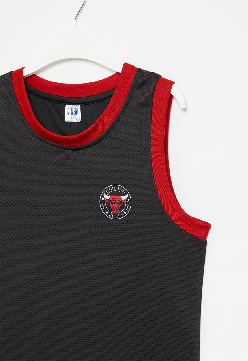 NBA - Chicago bulls fashion mesh-rockstar vest - black