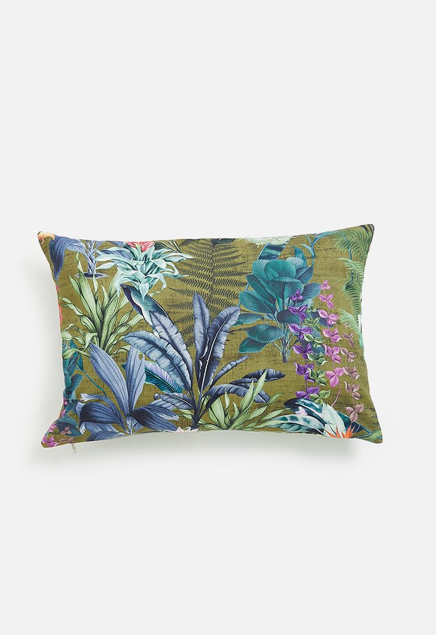 Hertex Fabrics - Ashtree jungle cushion cover - green