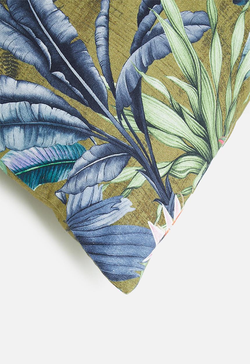 Hertex Fabrics - Ashtree jungle cushion cover - green