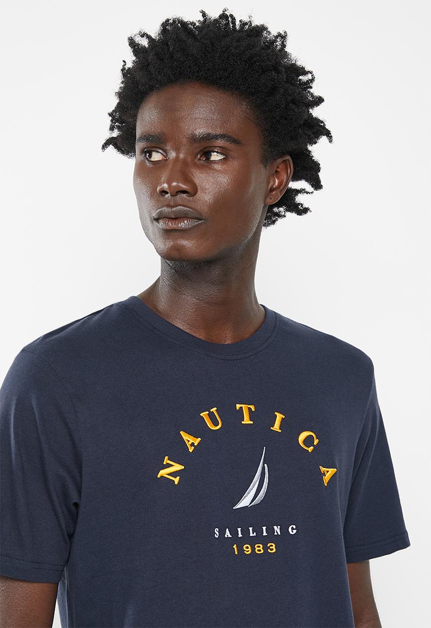 Nautica - Schooner short sleeve T-shirt - dark navy