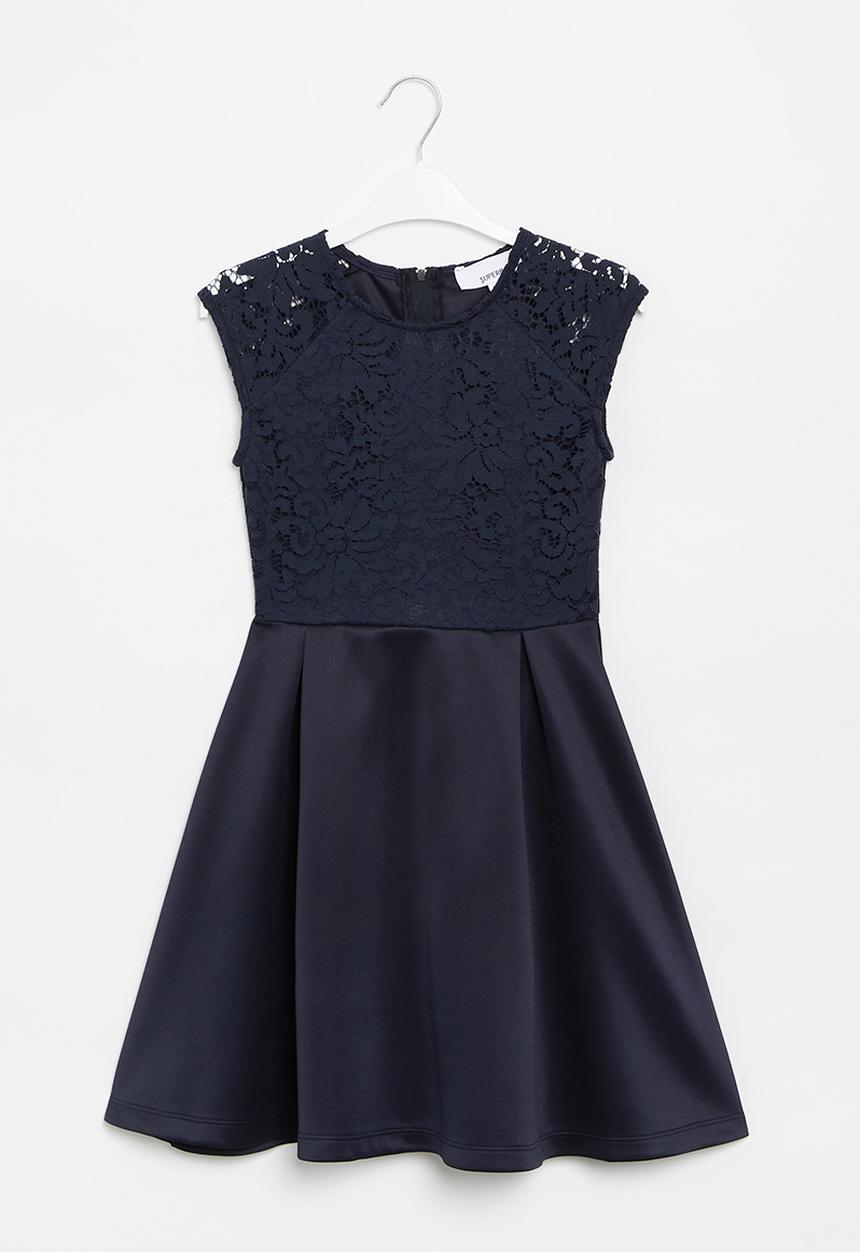 Superbalist - Occasion dress with lace - navy