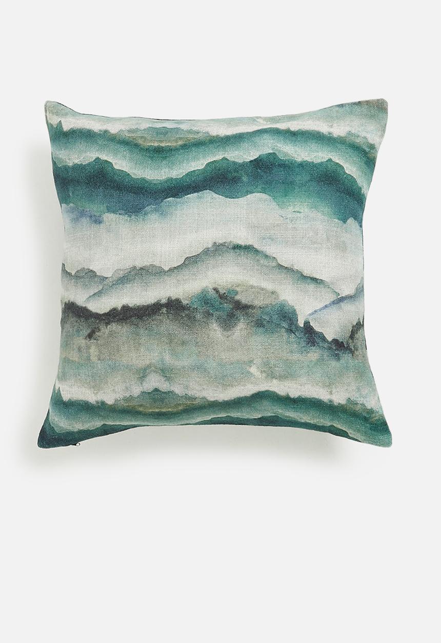 Hertex Fabrics - Wavy cushion cover - forrest