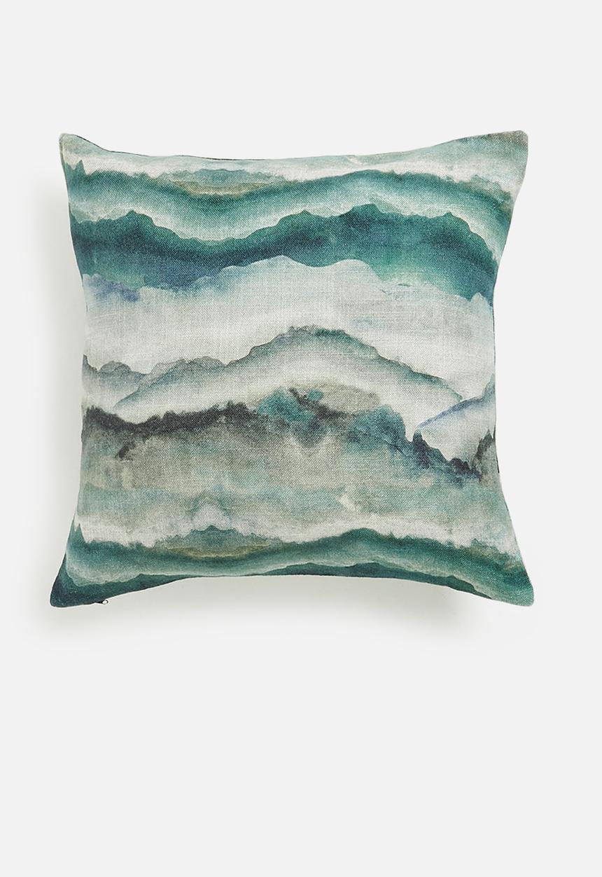 Hertex Fabrics - Wavy cushion cover - forrest
