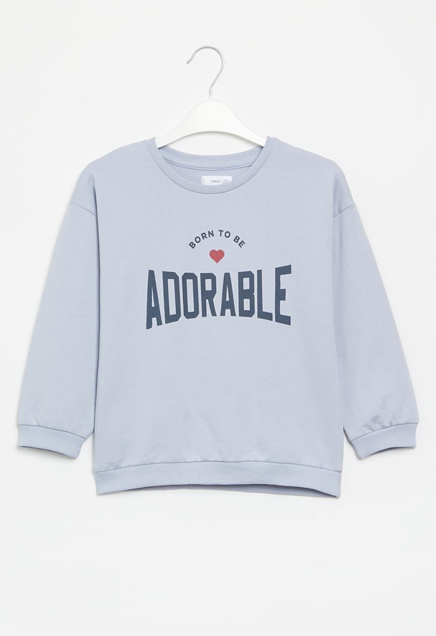 MANGO - Sweatshirt college - lilac