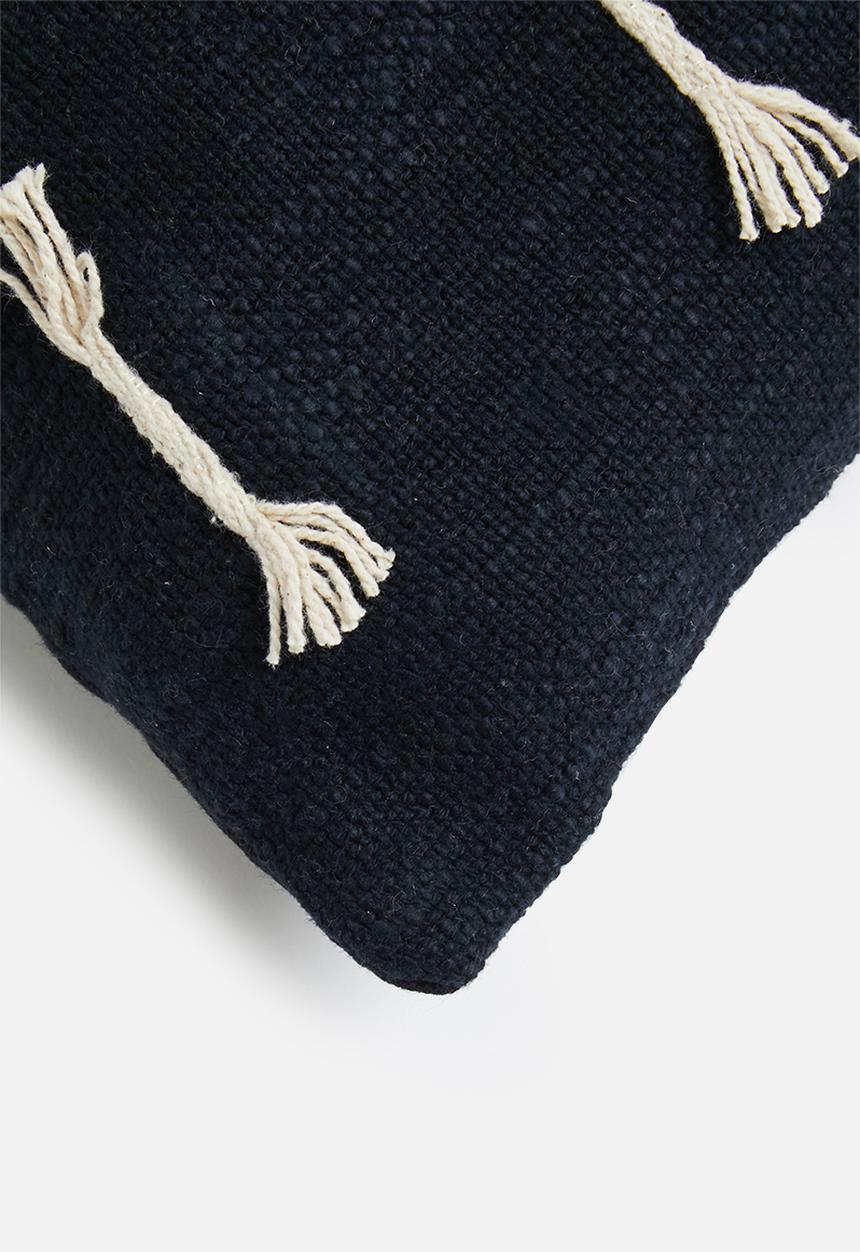 Sixth Floor - Lumbar cushion cover - black & natural