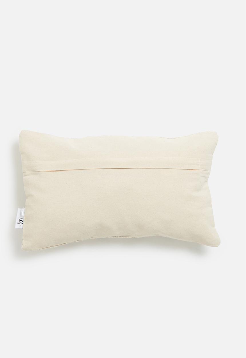 Sixth Floor - Lumbar cushion cover - natural &  black