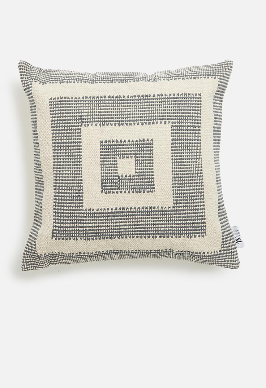 Sixth Floor - Tess woven cushion cover - grey