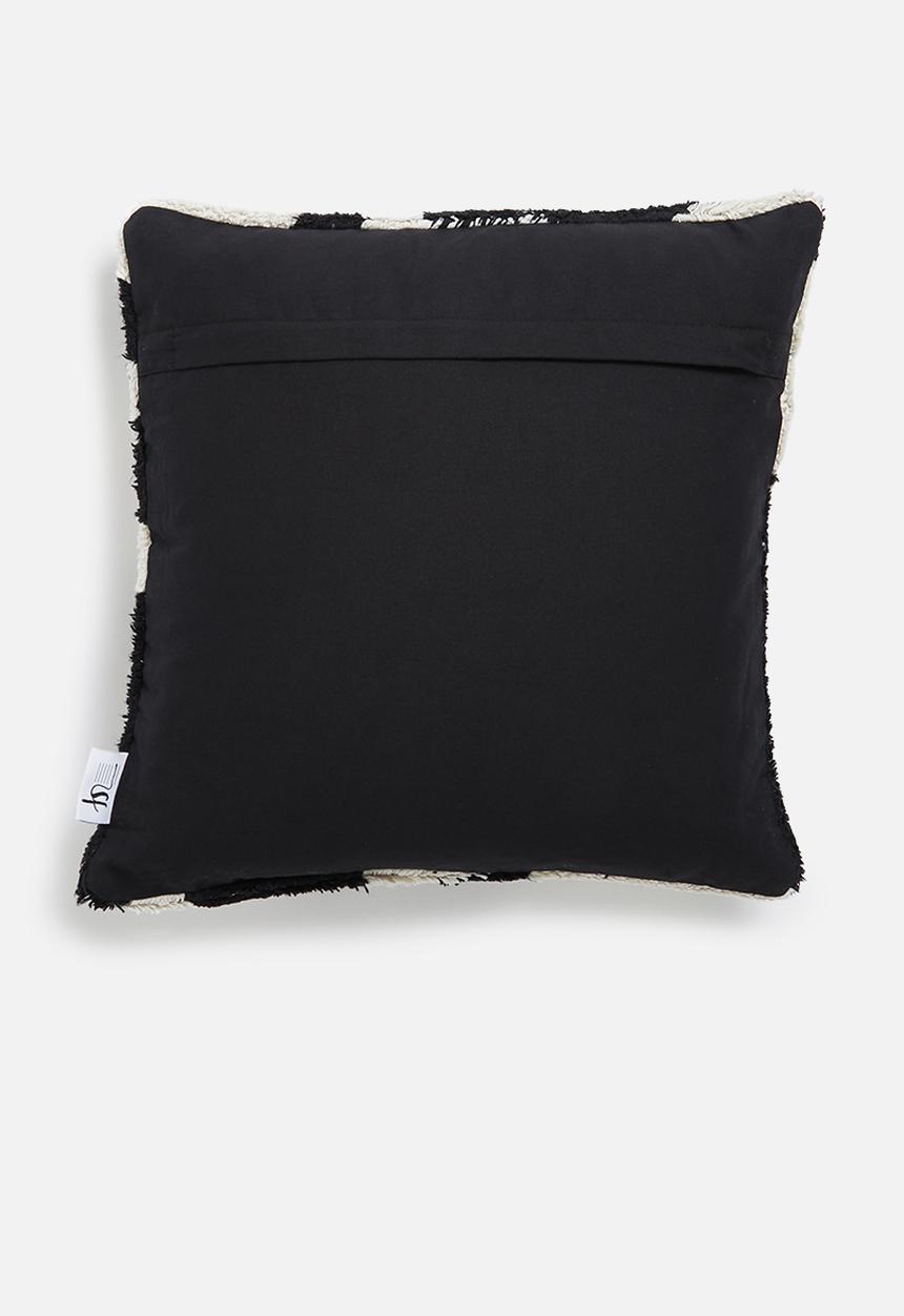 Sixth Floor - Kat cushion cover- black and white