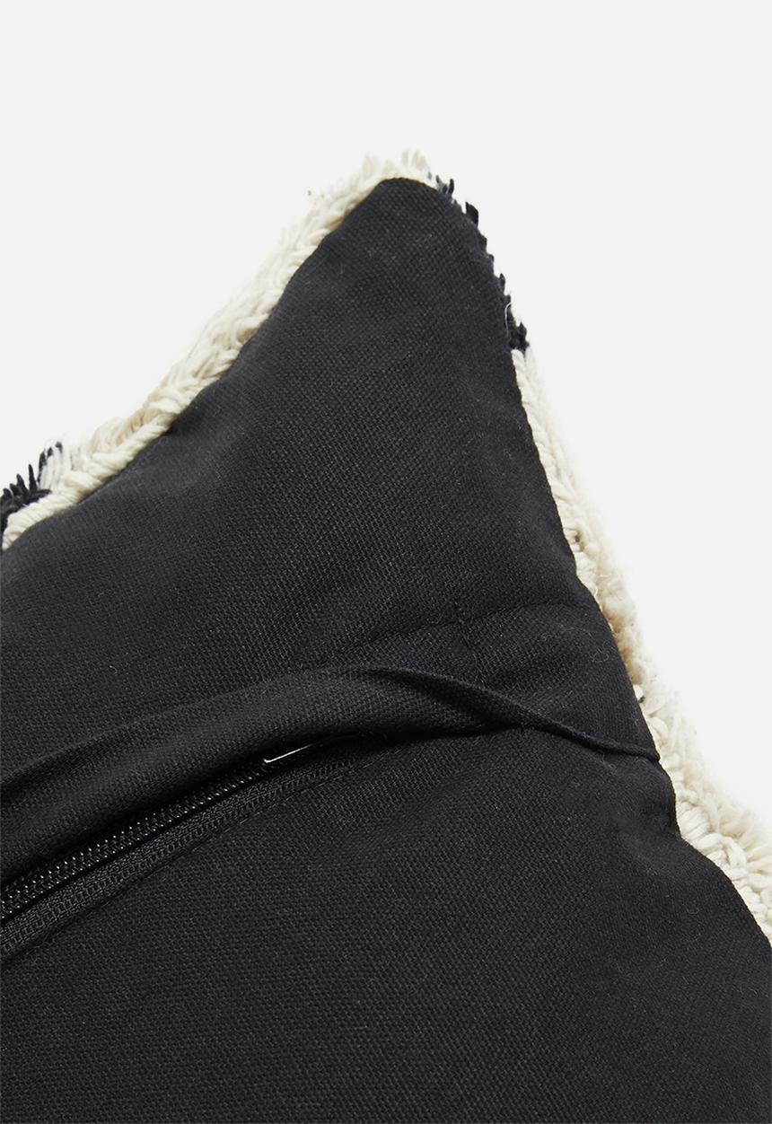 Sixth Floor - Kat cushion cover- black and white