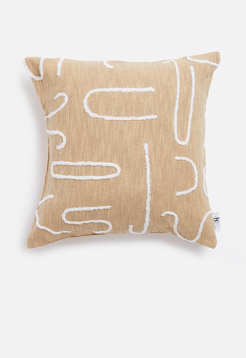 Sixth Floor - Cally cushion cover- neutral