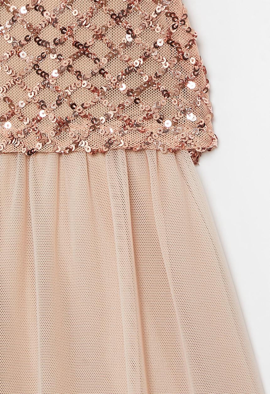 Superbalist - Combo fabric dress - rose