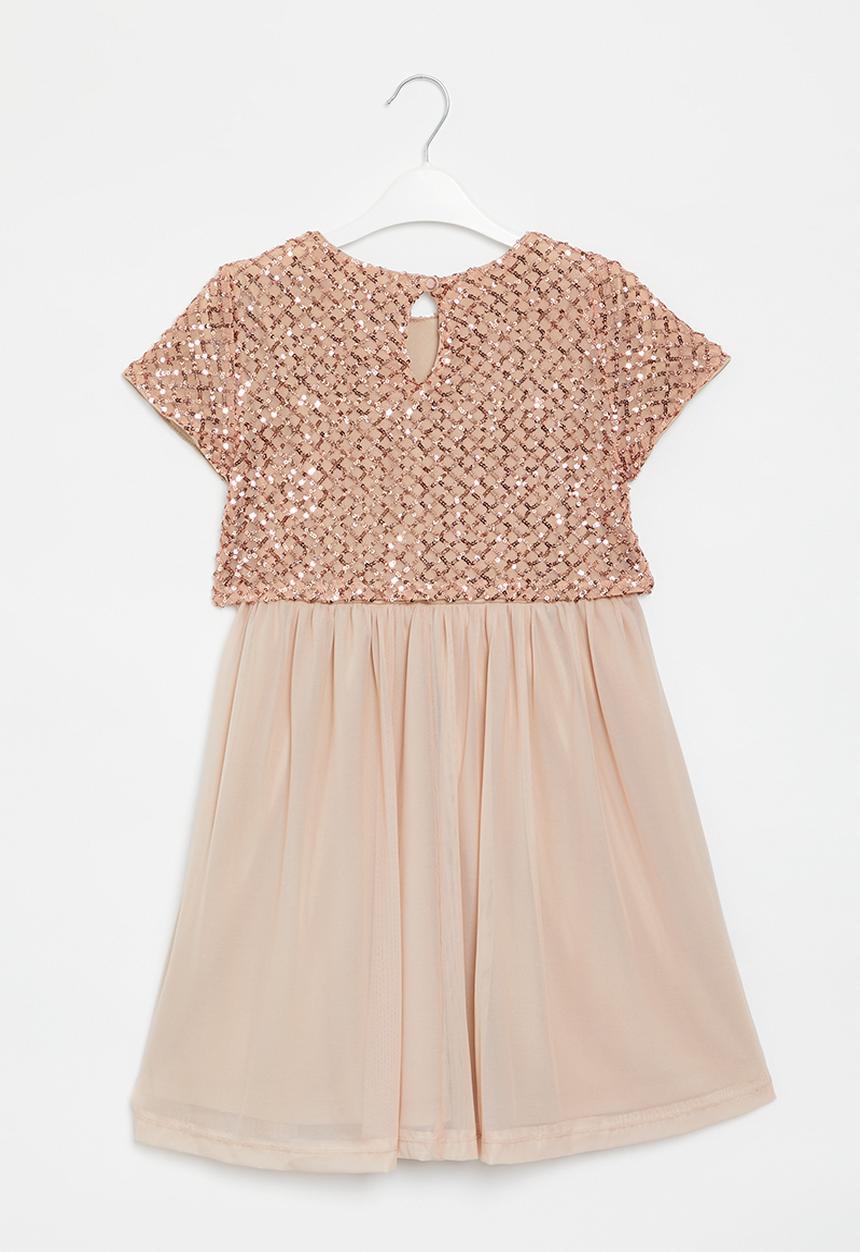 Superbalist - Combo fabric dress - rose