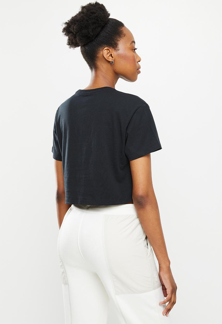 Converse - Puff logo cropped tee - converse black