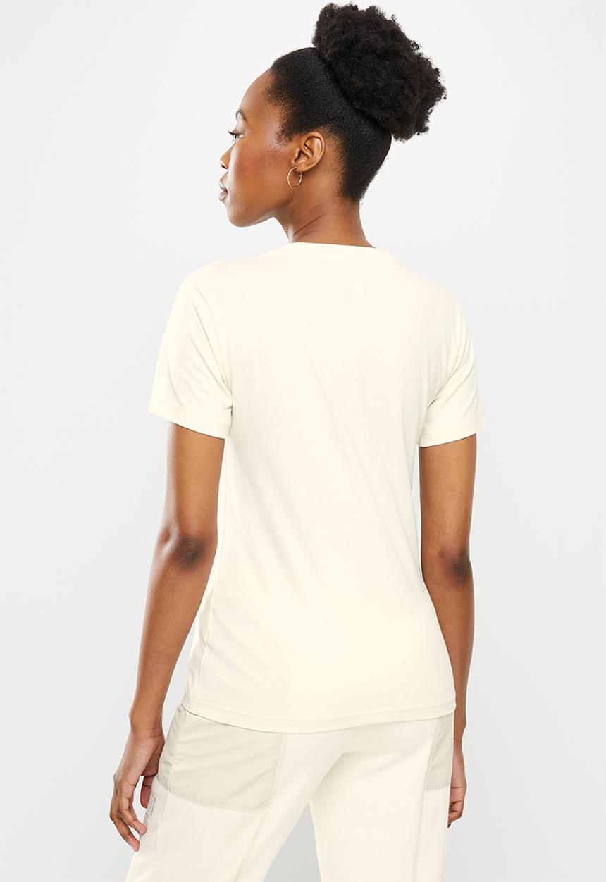 Converse - Metallic chuck taylor patch classic fit tee - egret