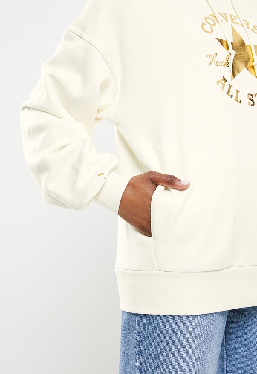Converse - Chuck taylor patch pullover hoodie - egret