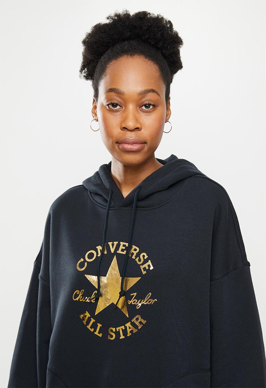 Converse - Chuck taylor patch pullover hoodie - black