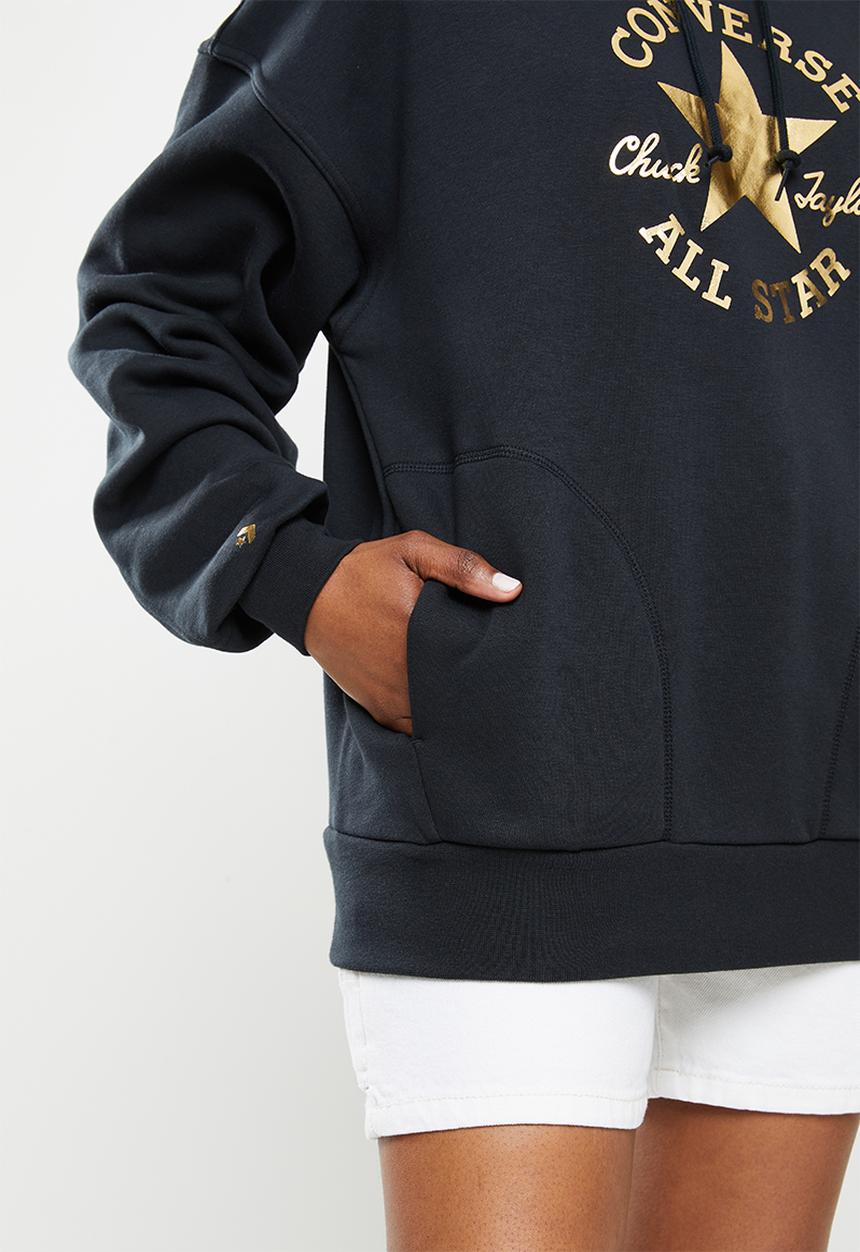 Converse - Chuck taylor patch pullover hoodie - black