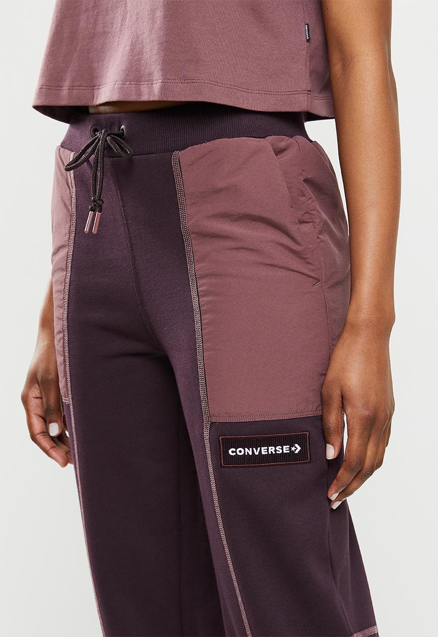 Converse - Utility cargo jogger - black cherry