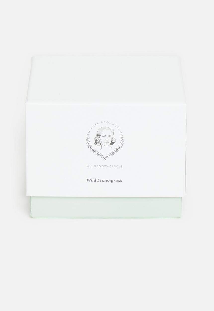Anke Products - Wild lemongrass scented soy candle - 370g
