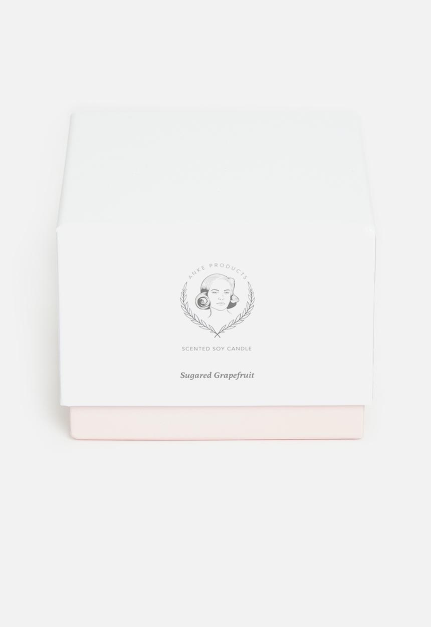 Anke Products - Sugared grapefruit scented soy candle - 370g