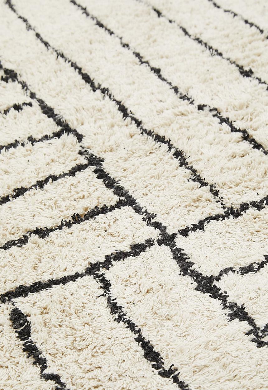 Sixth Floor - Sean tufted round rug - white