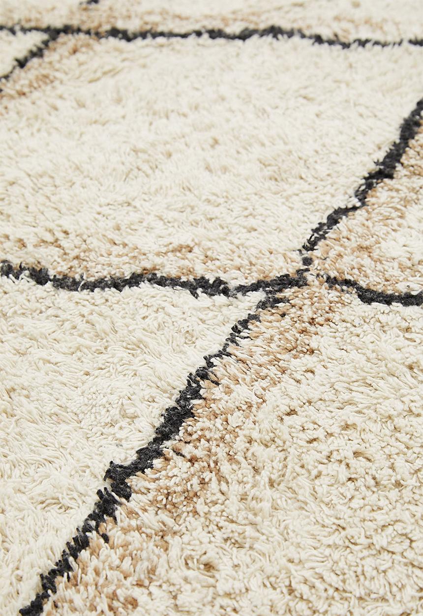 Sixth Floor - Diamond tufted rug - neutral