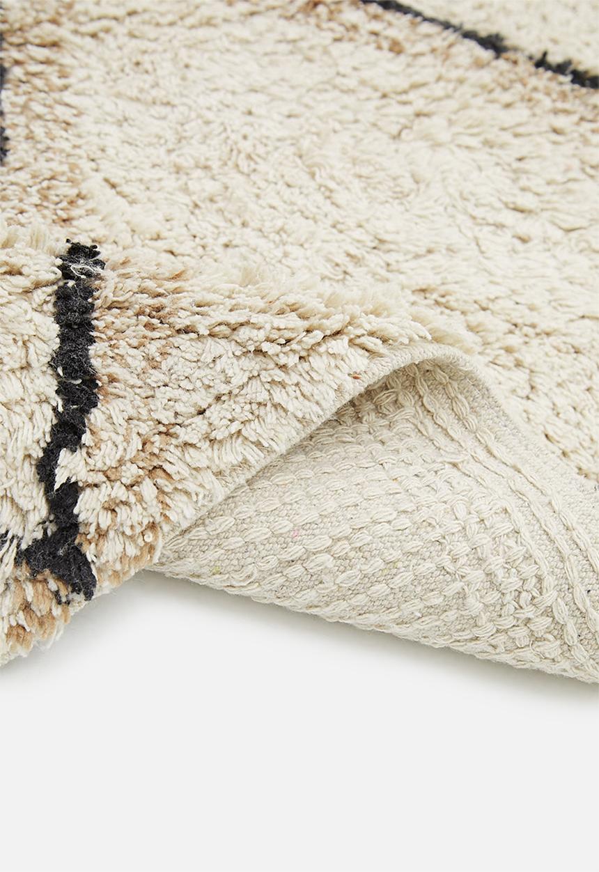 Sixth Floor - Diamond tufted rug - neutral