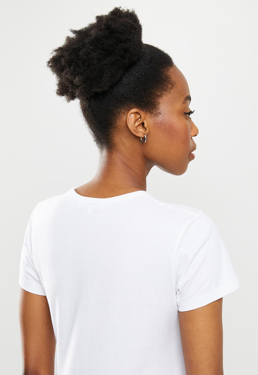 Calvin Klein - Aqua monogram slim tee - bright white