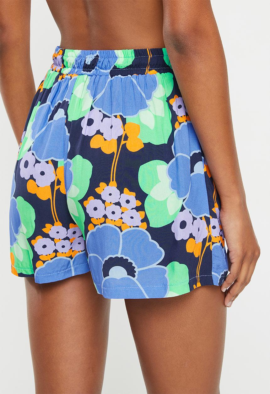Me&B - Elasticated shorts -  70's floral