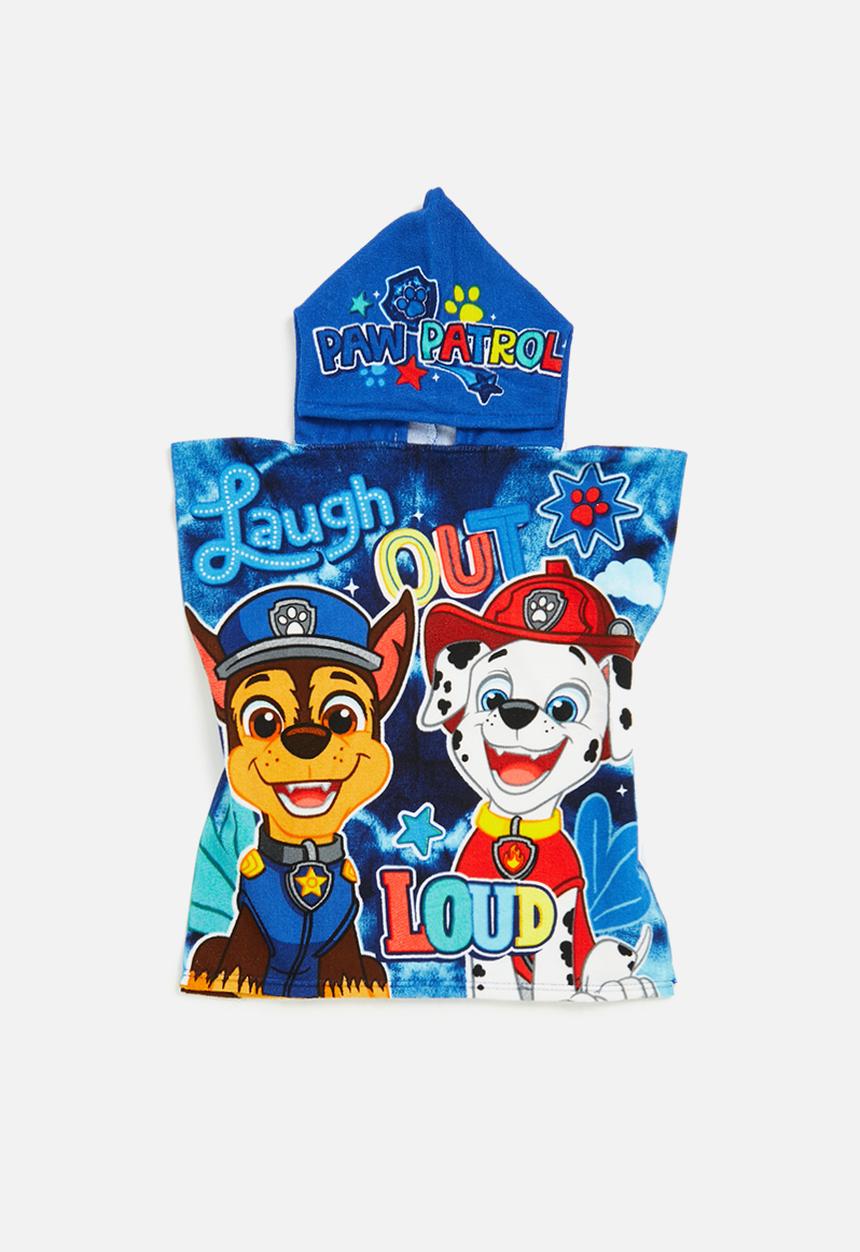 Character Group - Paw patrol hooded towel - blue