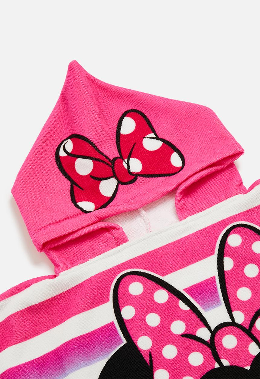 Character Group - Minnie mouse hooded towel - pink