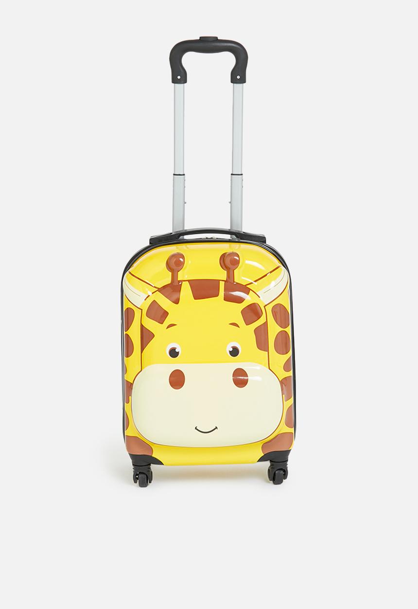 Pop Candy - Giraffe luggage bag - yellow