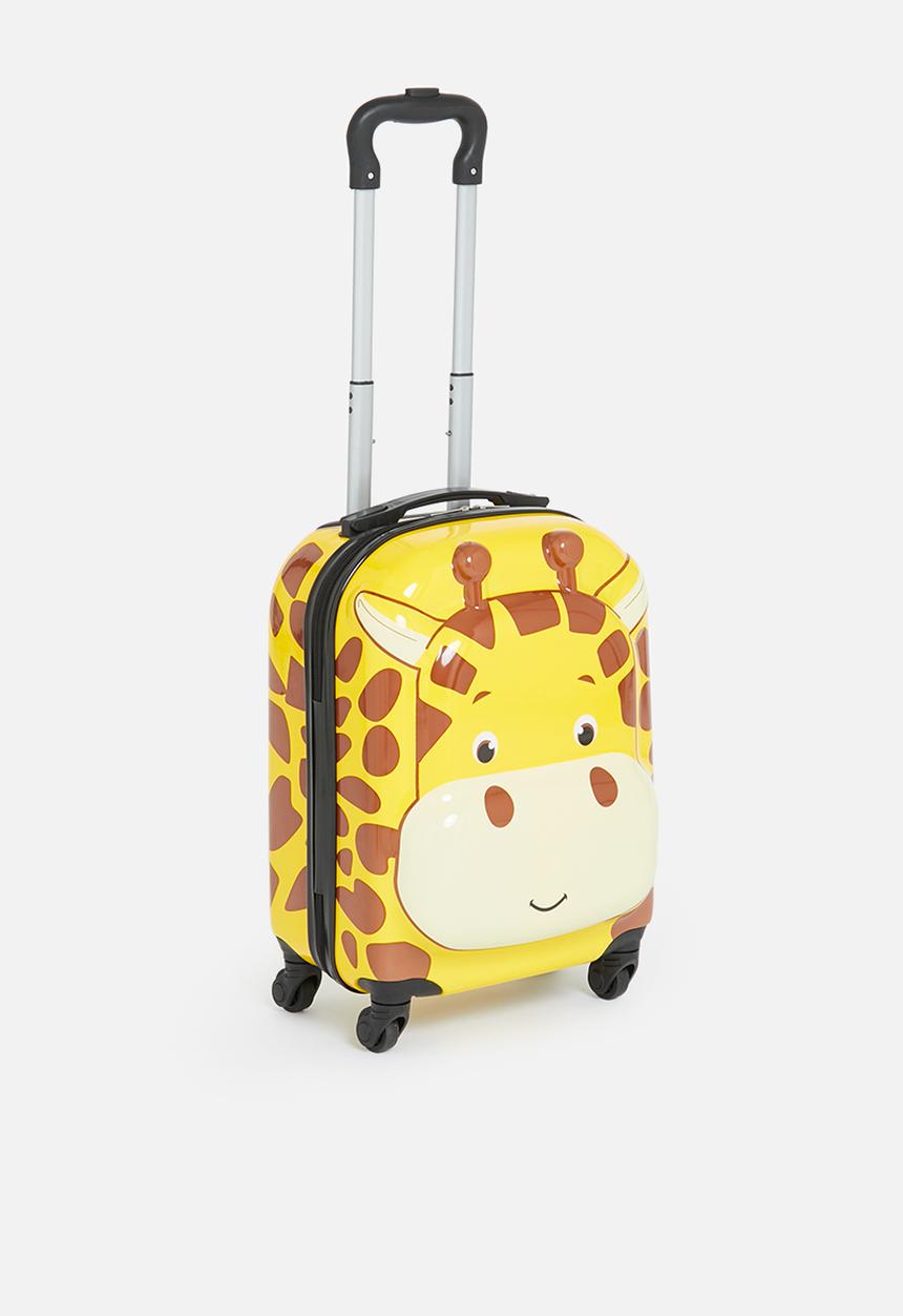 Pop Candy - Giraffe luggage bag - yellow