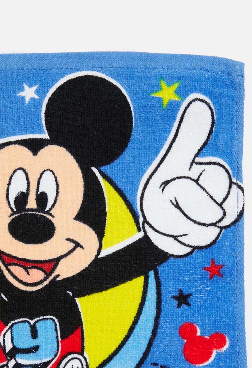 Character Group - Mickey Mouse face cloth - blue