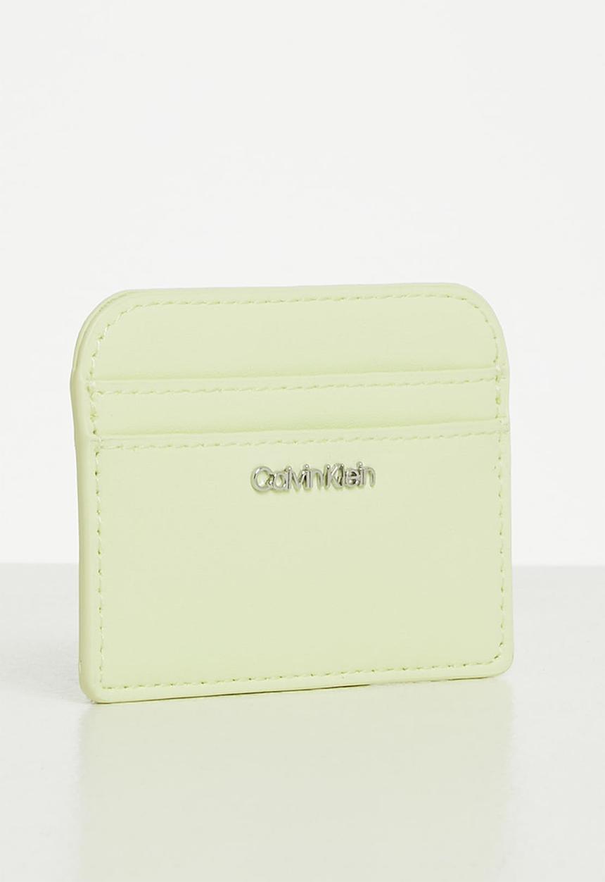 Calvin Klein - Ck must dome cardholder - soft lime