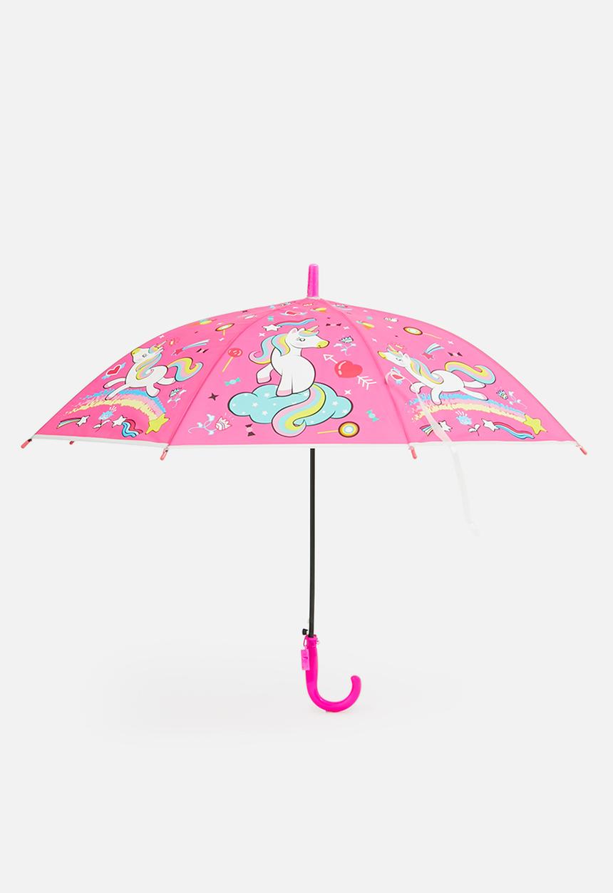 Cool Kids - Kids unicorn 8-panel umbrella - pink