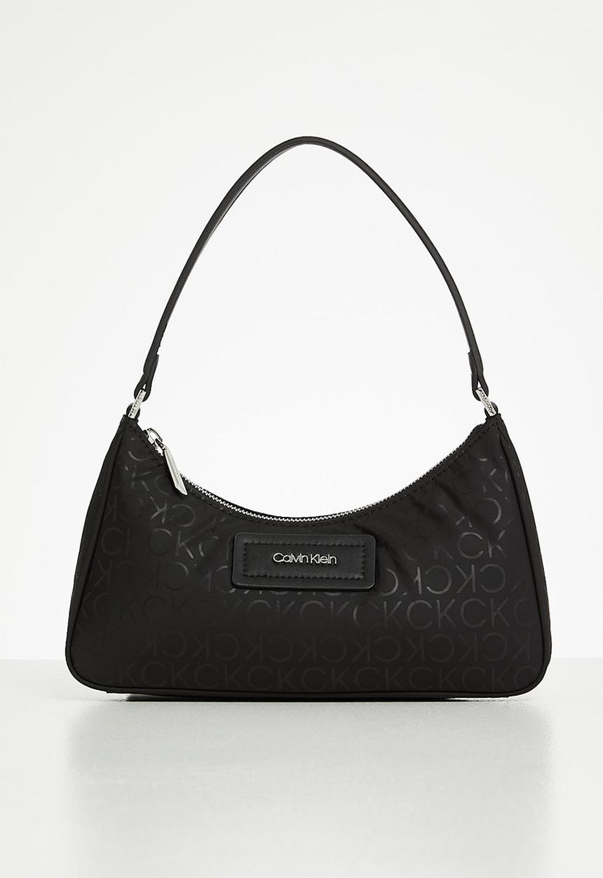 Calvin Klein - Ck must nylon shoulder bag sm - black mono