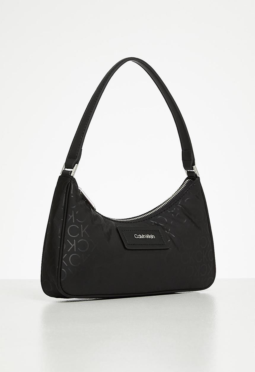 Calvin Klein - Ck must nylon shoulder bag sm - black mono