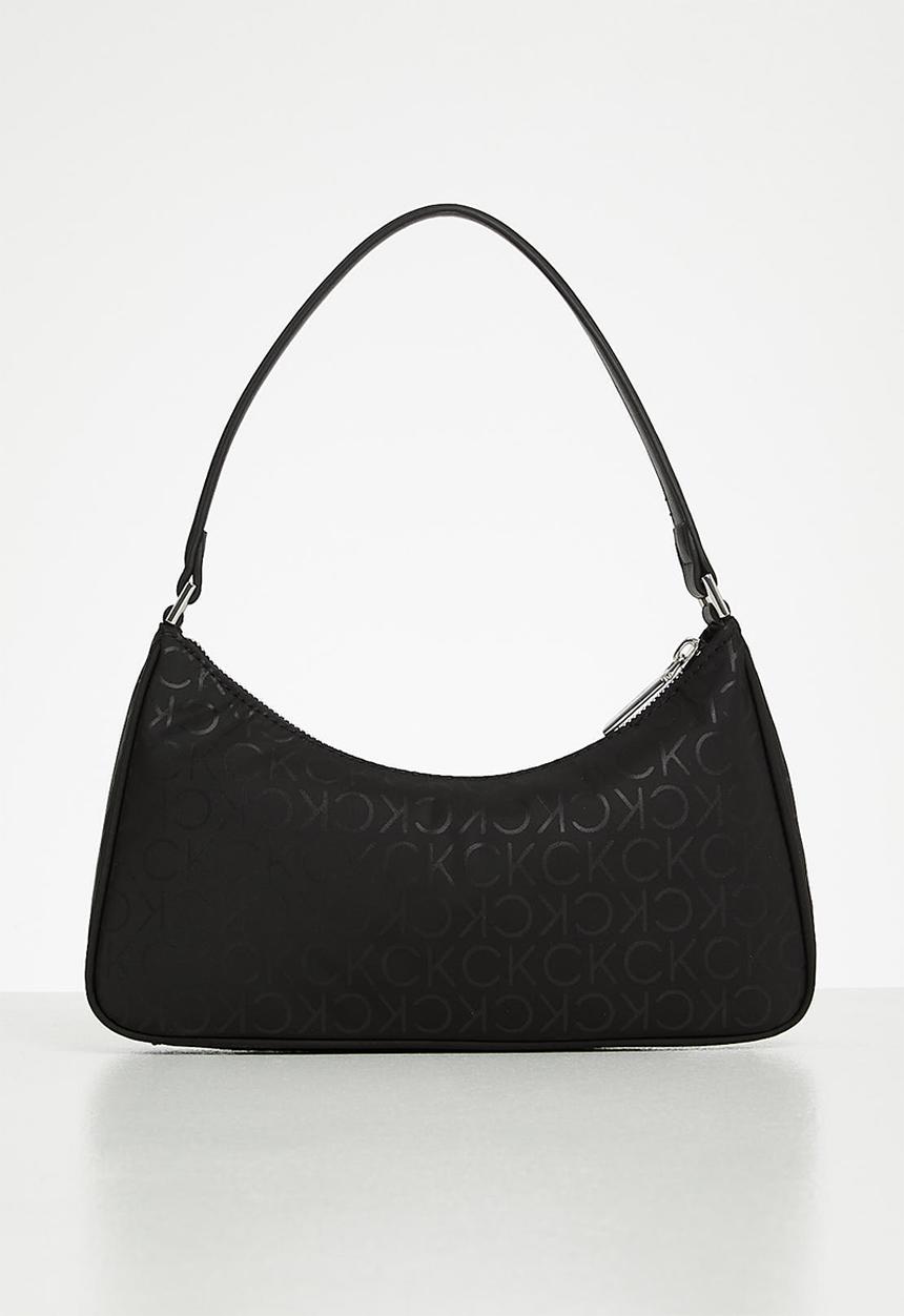 Calvin Klein - Ck must nylon shoulder bag sm - black mono